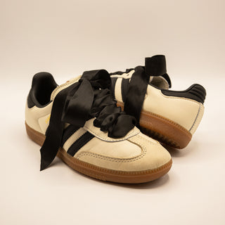 SAMBA SATIN CREAM/BLACK
