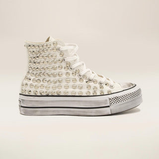 Platform Cone White High